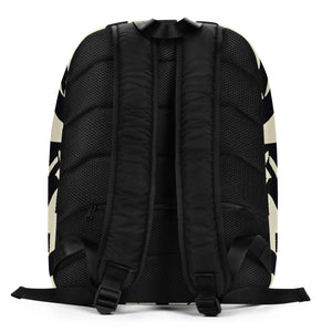 Black Cream Minimalist Backpack