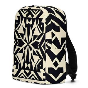 Black Cream Minimalist Backpack