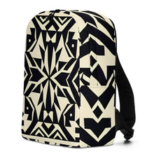 Black and Cream Minimalist Backpack