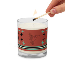 Hummingbird Glass jar soy wax candle