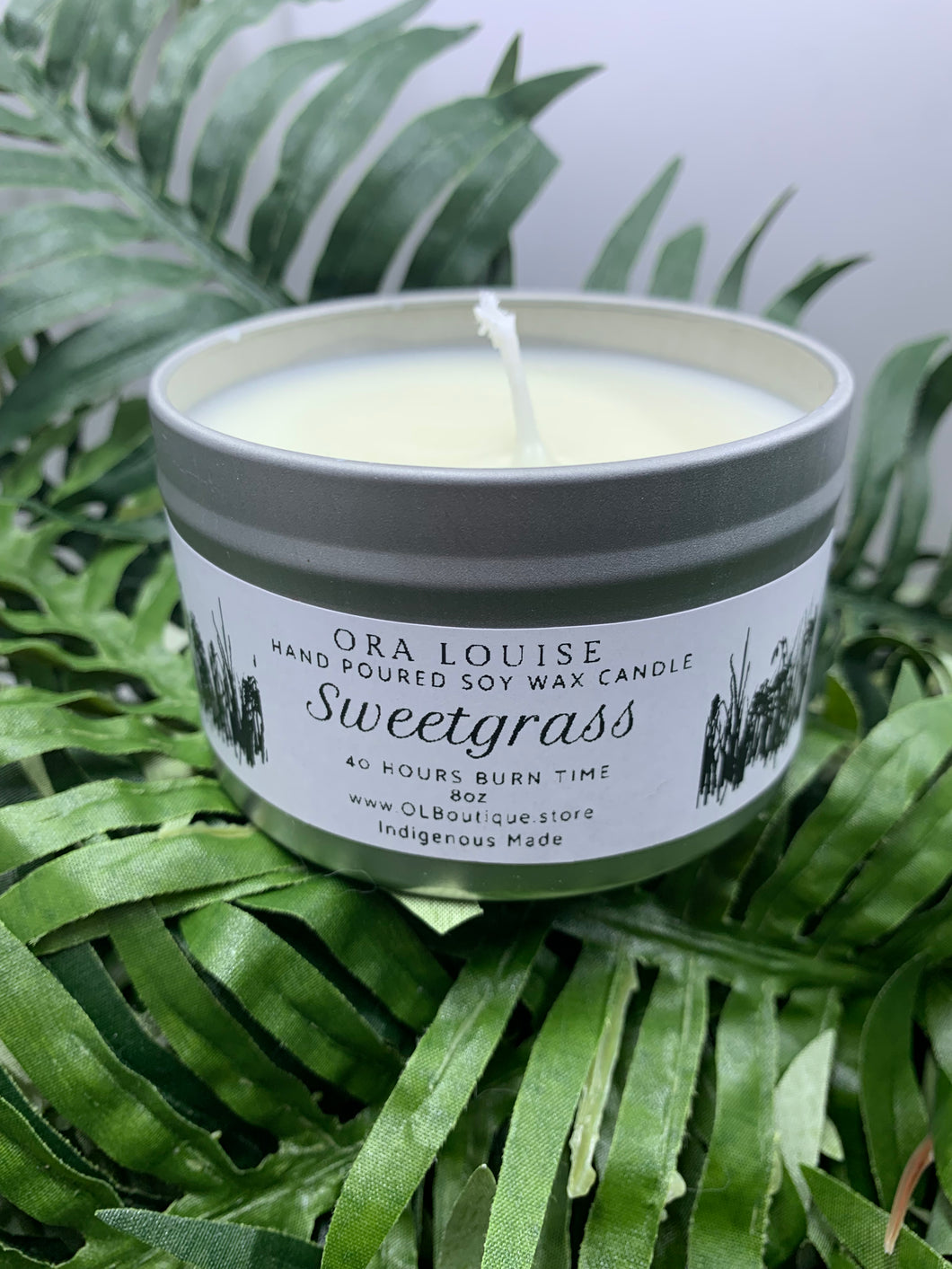 Sweetgrass Soy Wax Candle 8oz
