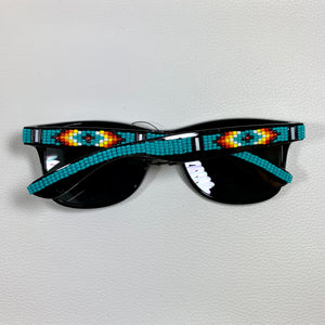 Turquoise Beaded Sunglasses