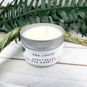 Sweetgrass Soy Wax Candle 4oz